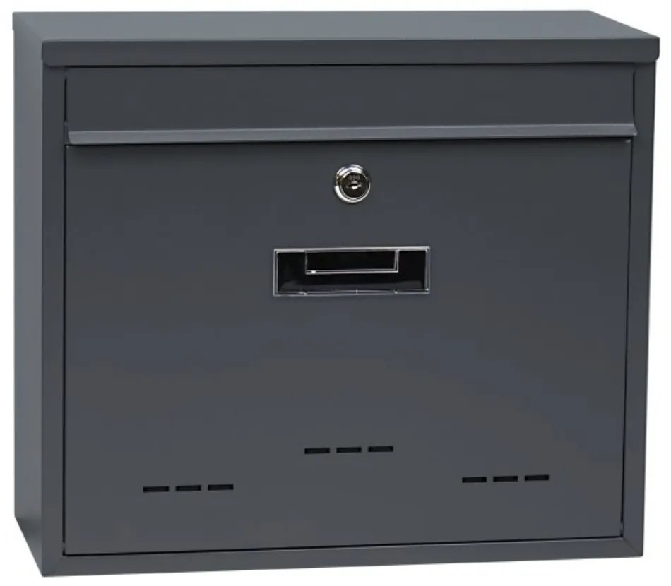 Poštová schránka BK 31, s otvormi, antracit