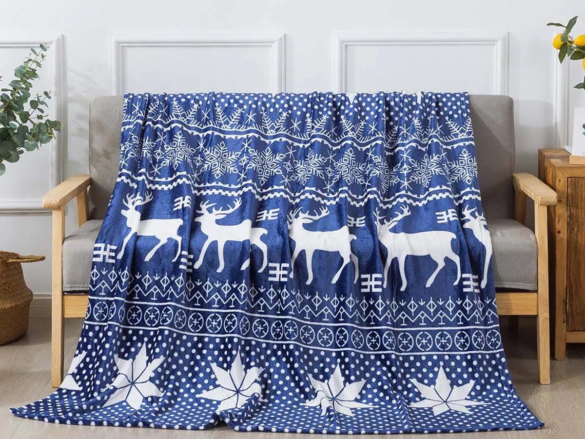 XPOSE® Deka mikroplyš VIANOCE - modrá 140x200 cm