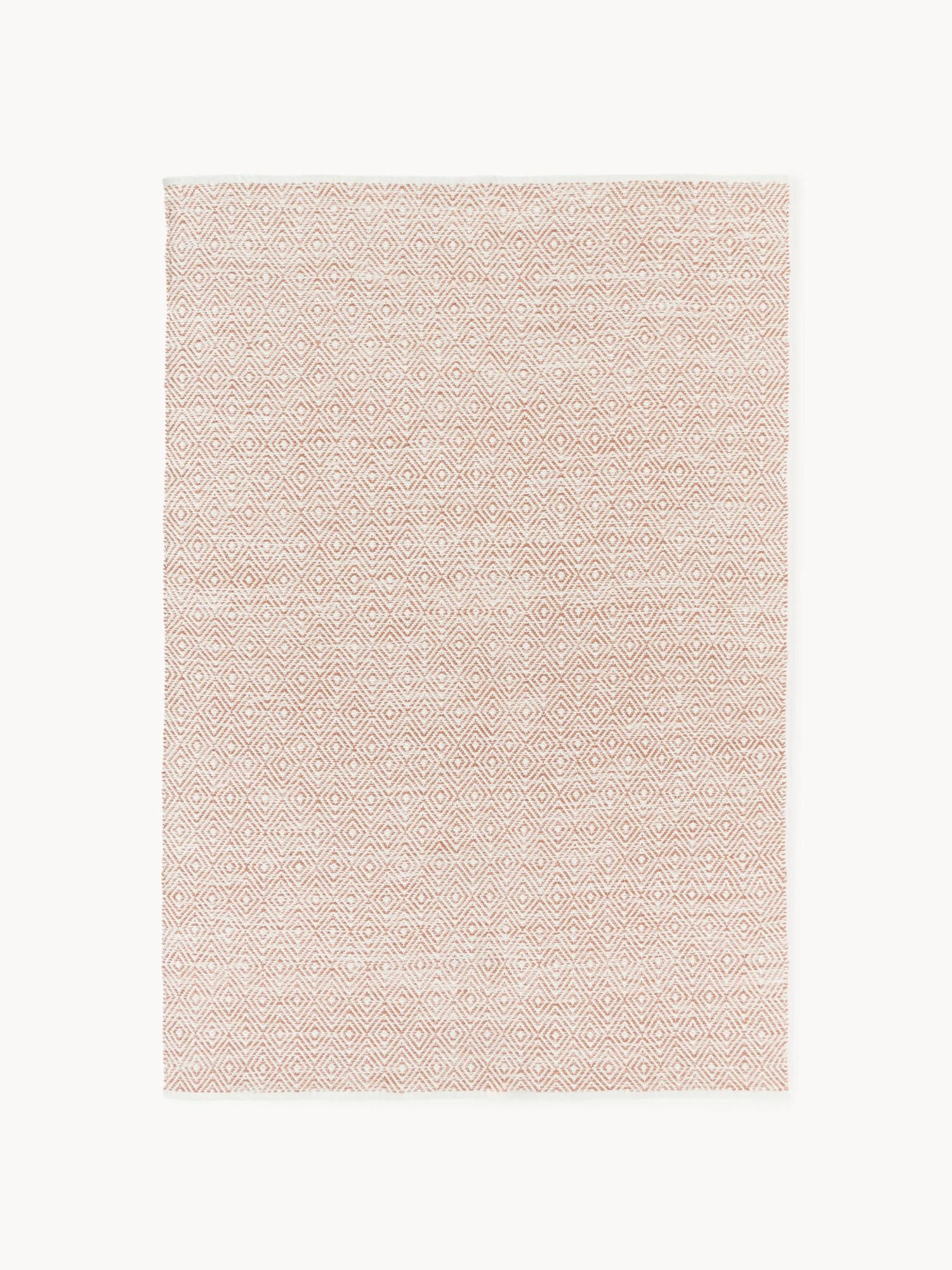 Ručne tkaný exteriérový koberec's vintage vzorom Rika