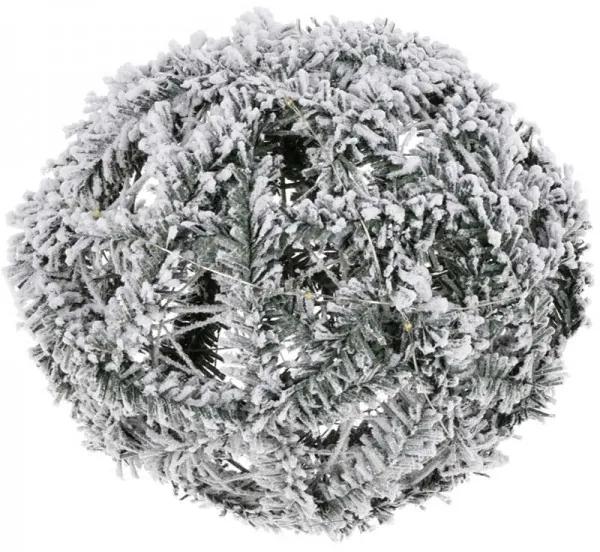 LED guľa s námrazou 20 cm