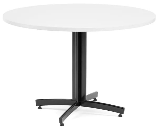 Okrúhly stôl SANNA, Ø1100x720 mm, čierna/biela