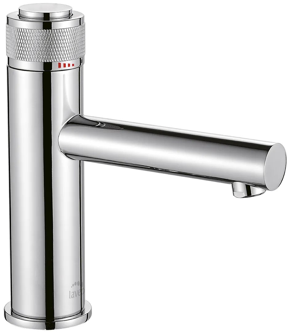 Laveo Volumo, umývadlová batéria h-178 s odtokovou zátkou ClickClack, chrómová, LAV-BAV_022D