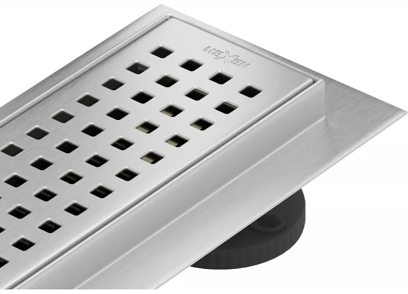Mexen Flat nerezový sprchový žľab 50 cm vzor M08, 1025050-15