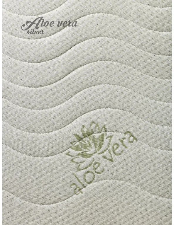 TEXPOL Náhradný luxusný poťah na matrac ALOE VERA SILVER Rozmer: 200x200
