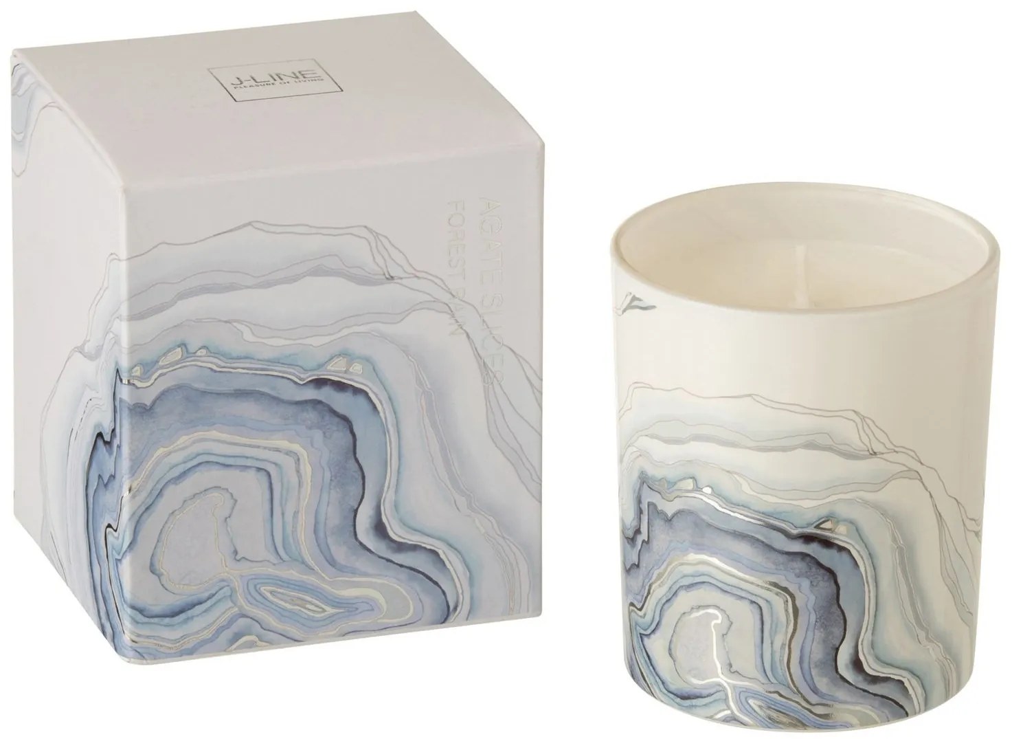 Ovocná vonná sviečka v skle a darčekovej krabičke Forest Rain - Ø 8*10 /30h