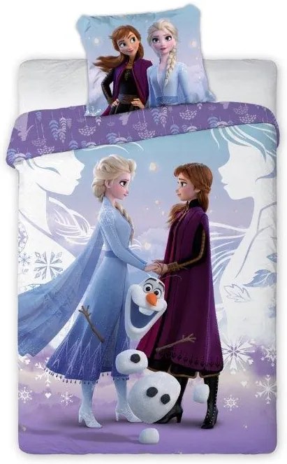 INTERMEDIC SK Posteľná obliečka Anna a Elsa 140x200/70x90 cm