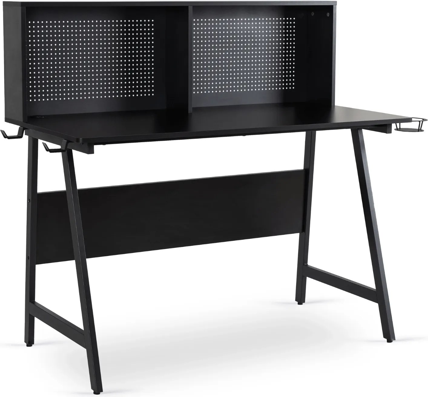 PROXIMA.store - Industriálny písaci stôl ICE FARBA: čierna