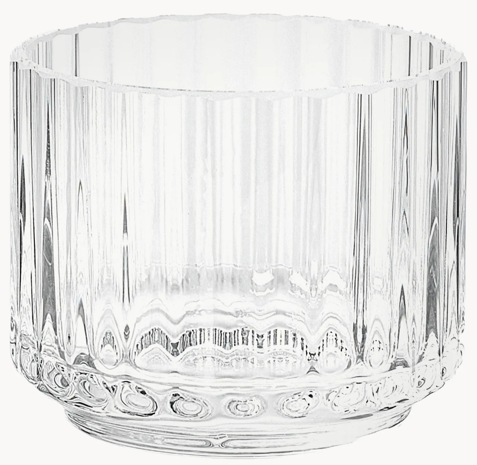 Ručne fúkaný svietnik na čajovú sviečku Lyngby