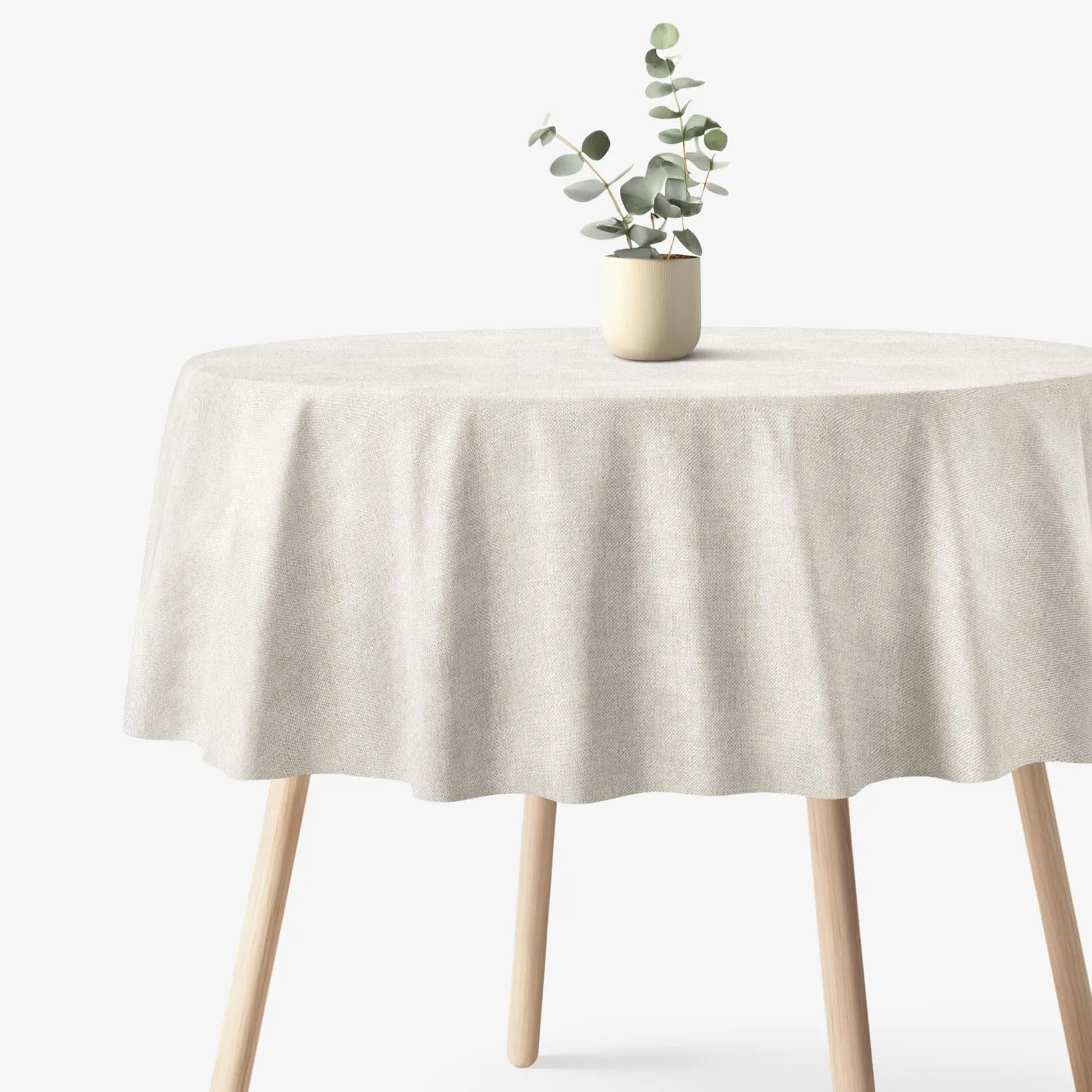Goldea okrúhly obrus malaga - režný Ø 100 cm Goldea okrúhly obrus malaga - režný Ø 100 cm