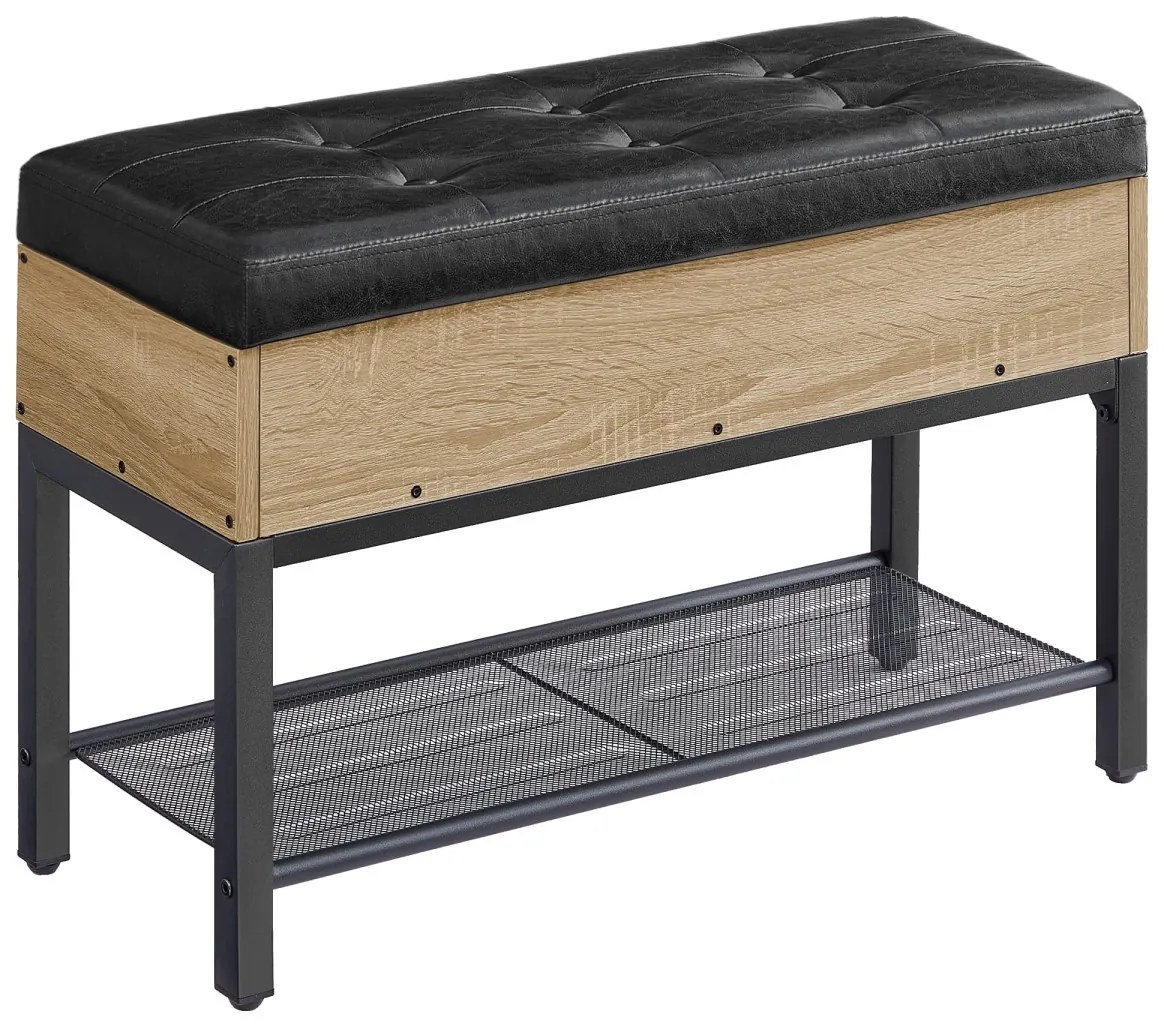Lavica s botníkom TAYLOR SONOMA 70x30x45 cm Lavica s botníkom TAYLOR SONOMA 70x30x45 cm