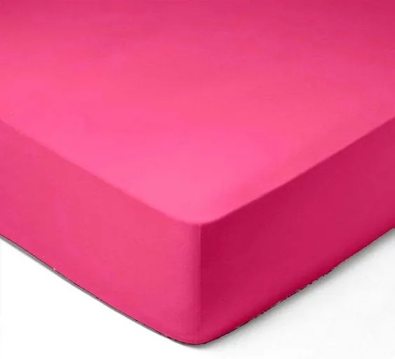 INTERMEDIC SK Posteľná plachta Jersey - 009 - Ružová Veľkosť: 180x200 cm