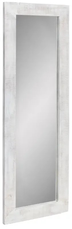 furniture-nabytek.cz - Masívne zrkadlo Mackay z mangového dreva, lakované, biele – 50×150 cm