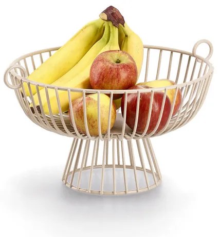 Zeller Present Stojan na ovocie, dekoratívna misa, béžová FONTANA 35 x 30 x 20 cm