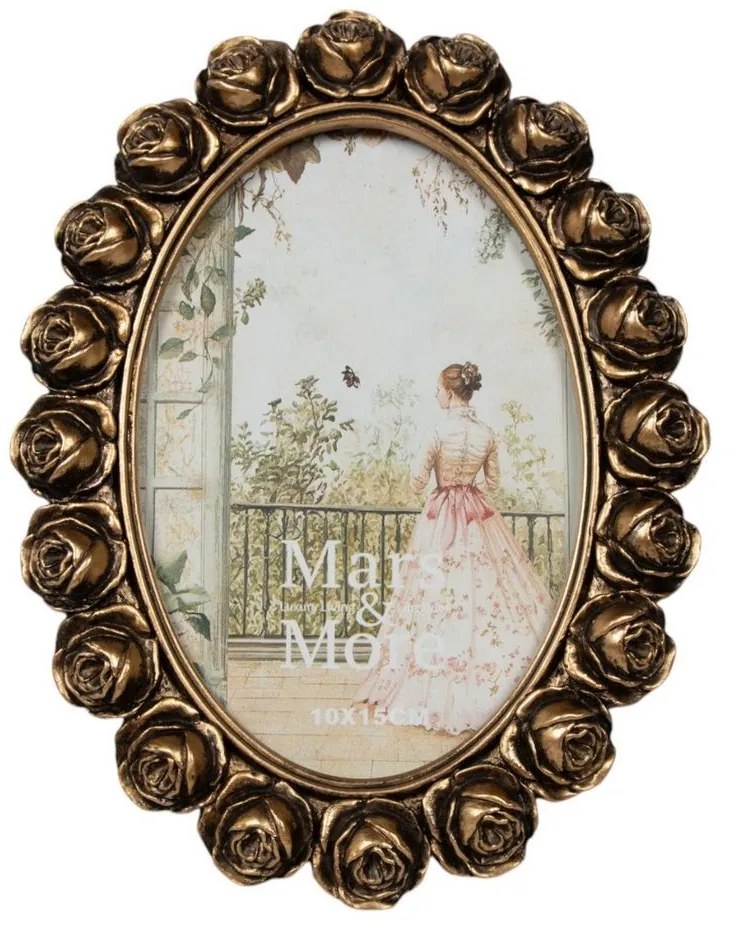 Drevený fotorámik z mangového dreva - 15*2*20cm / 10*15 cm