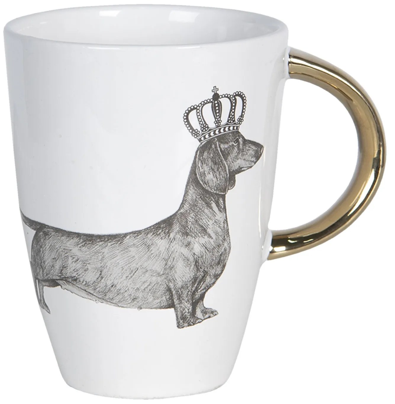 Keramický hrnček s jazvečíkom - 12 * 9 * 10 cm / 0.2L