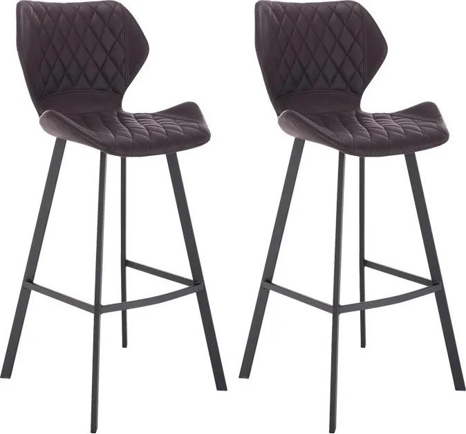2x Barová stolička Hawaj CL-865-5 | čiernohnedá