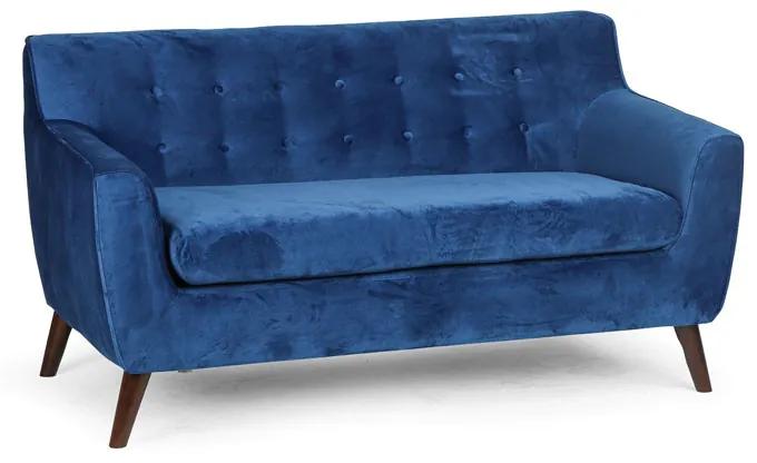 Sedacia súprava NORDIC, dvojmiestna, modrá