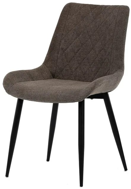 Autronic BONTEC Jedálenská stolička, hnedá, látka, DCL-218 BR2 Farba: Hnedá
