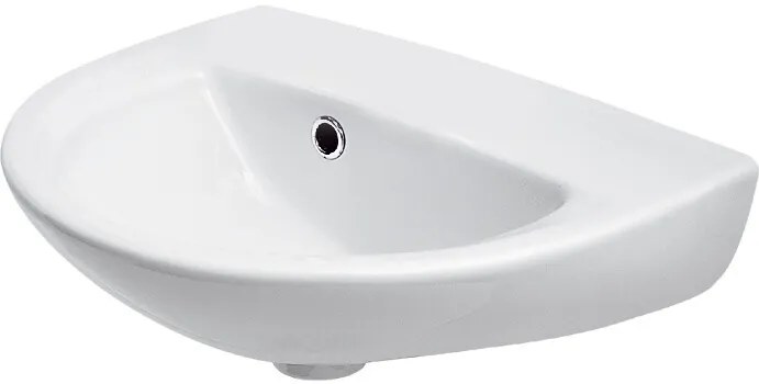 Cersanit President, závesné umývadlo bez otvoru na batériu 45x35 cm, biela, K08-001