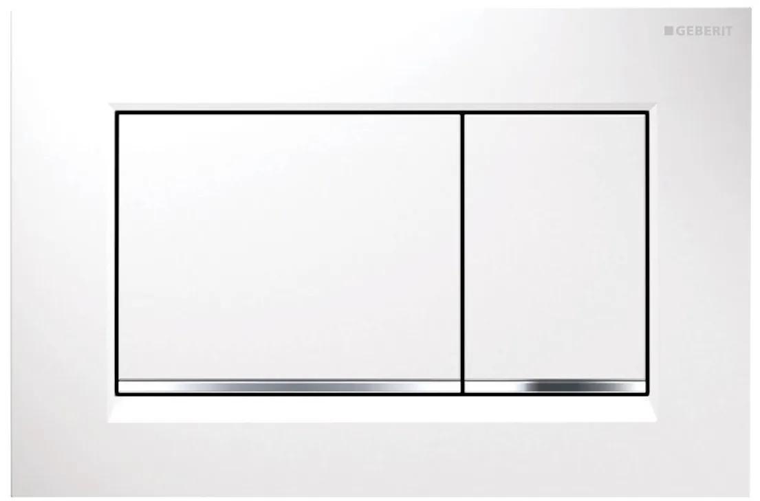 Ovládacie tlačidlo Geberit Sigma plast biela lesk 115.883.KJ.1
