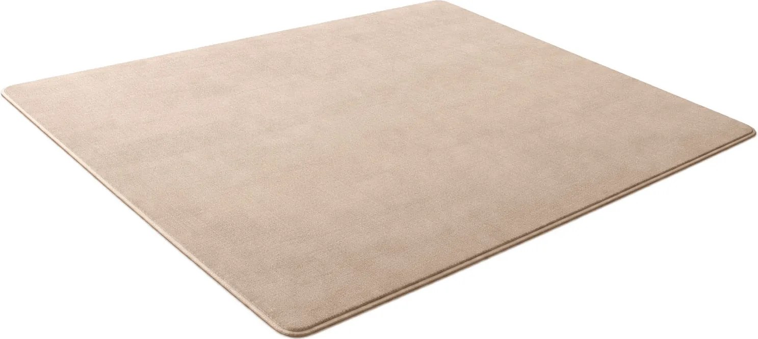 TZ Béžový jednofarebný obdĺžnikový koberec Polar Rozmer: 80x150 cm