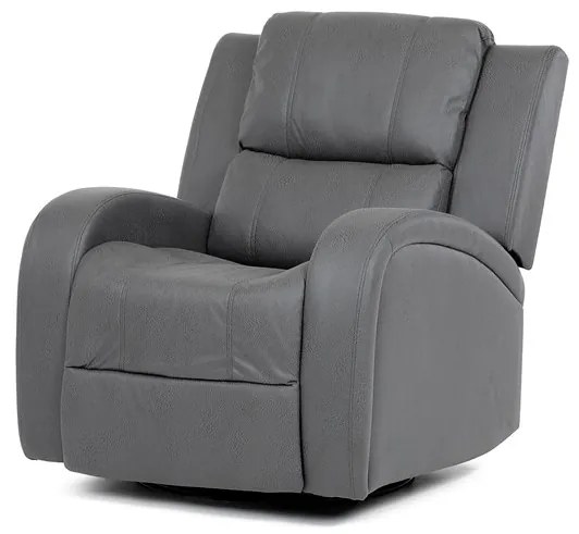 Autronic BONTEC Polohovacie kreslo, sivá, látka vintage, TV-4089 GREY Farba: Šedá