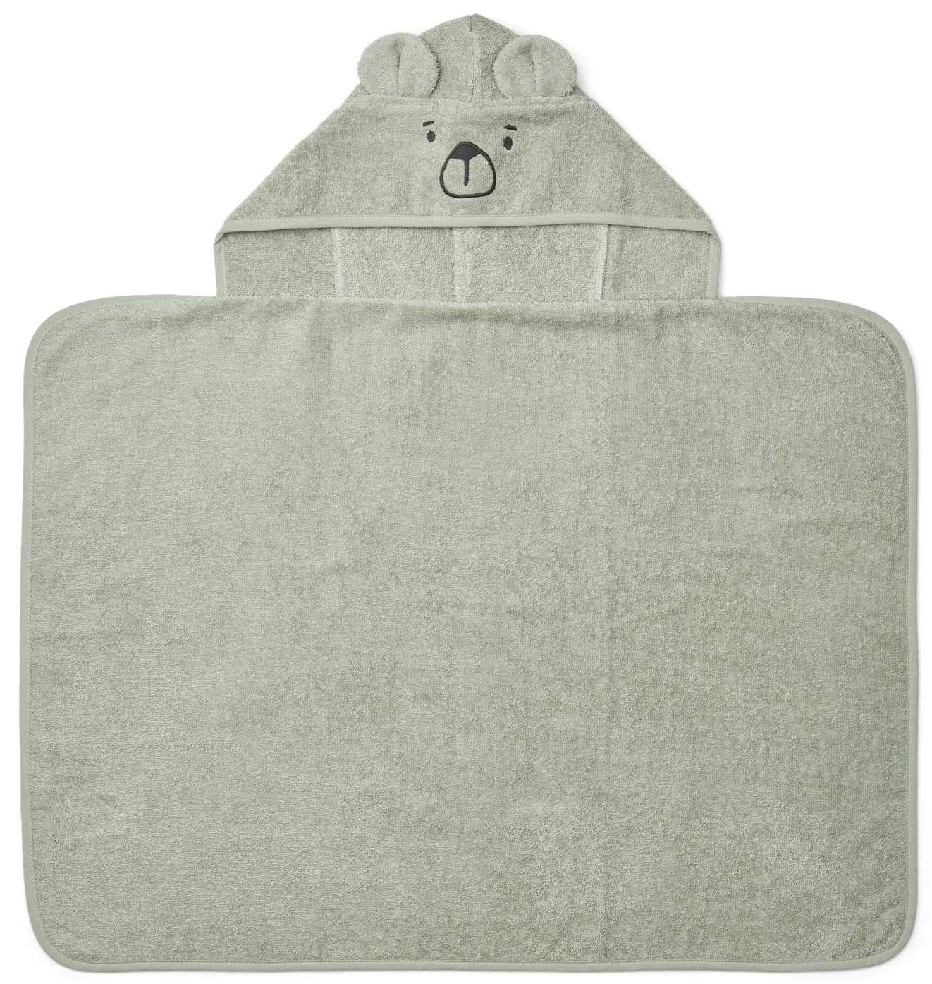LIEWOOD Osuška s kapucňou pre bábätka Vilas Bear/Dove Blue