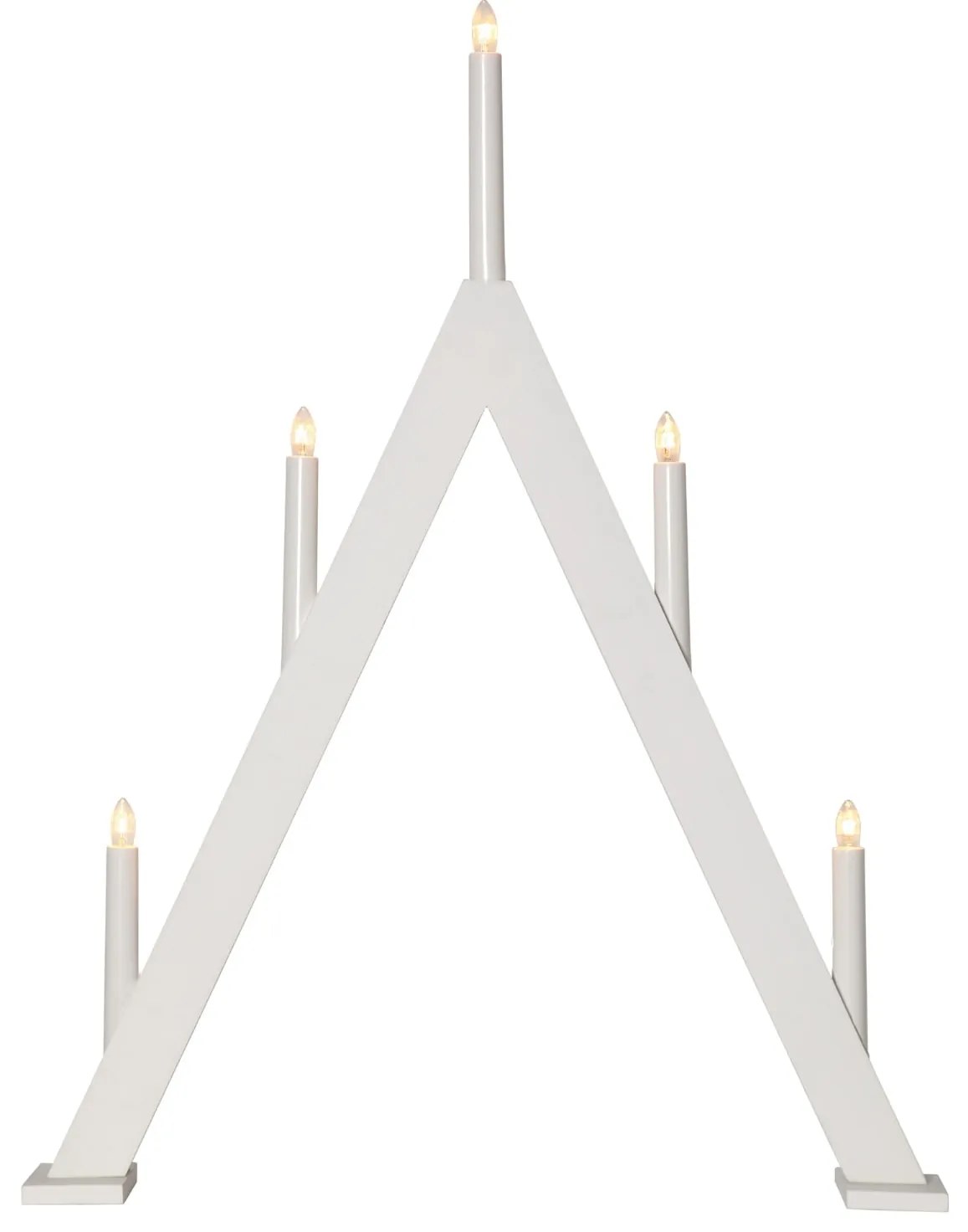 STAR TRADING Elektrický svietnik Abbe White