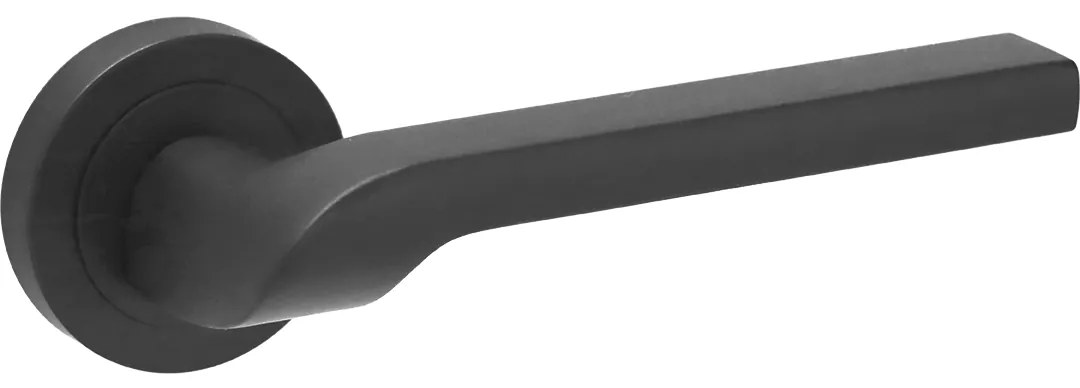 Kuchinox Luga II, kľučka na dvere, čierna matná, LAV-KS2_900A