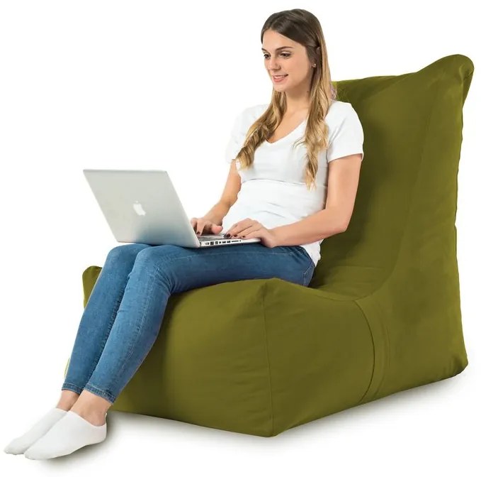 INTERMEDIC SK Sedací vak Distinto Plyš Farba: 9.Zelený