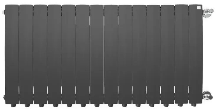 Terma Bergamo 590x1120 vodný radiátor Anthracite LP