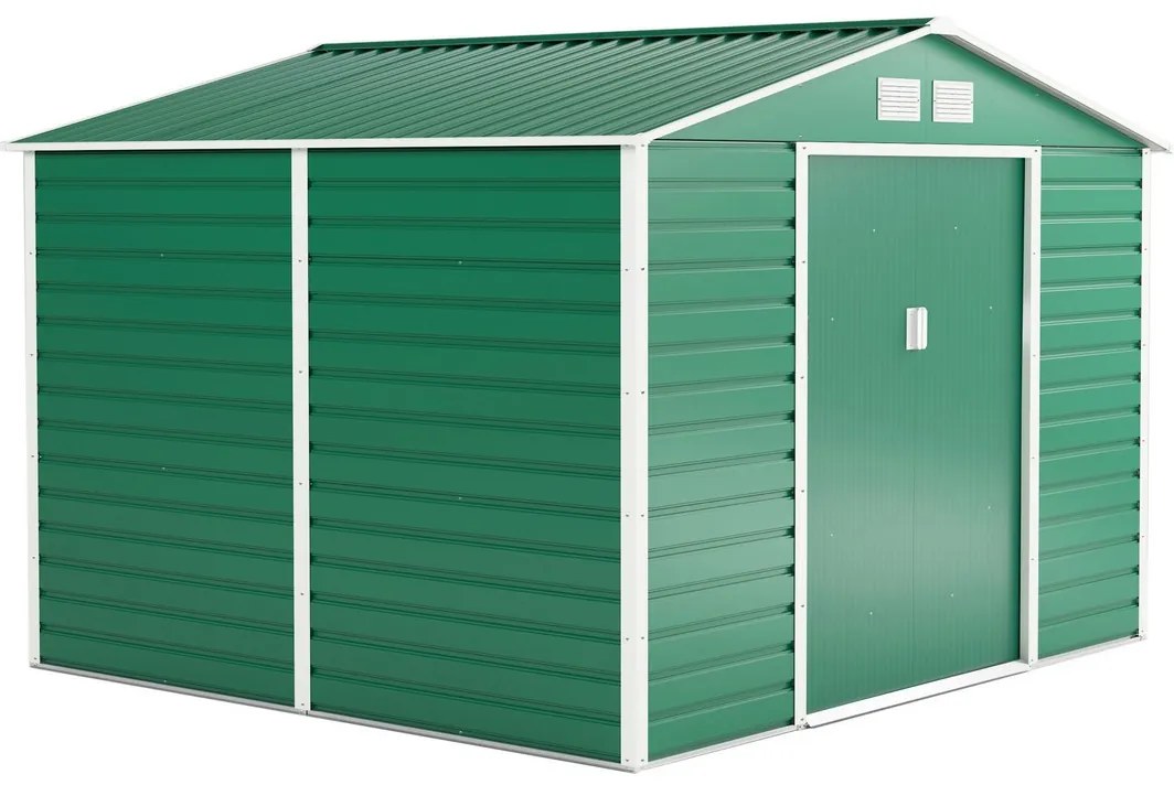 Záhradný domček G21 GAH 706 - 277 x 255 cm, zelený 63900558