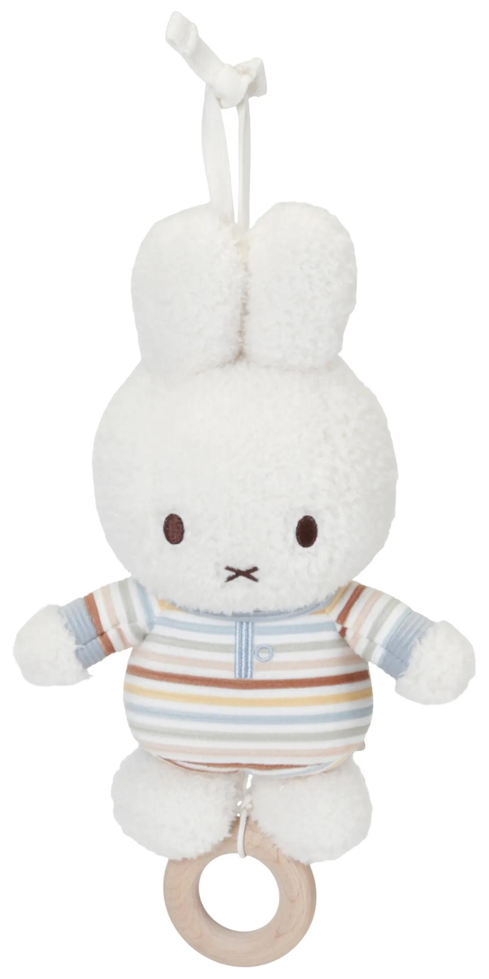 Hudobný králiček Miffy Vintage Prúžky