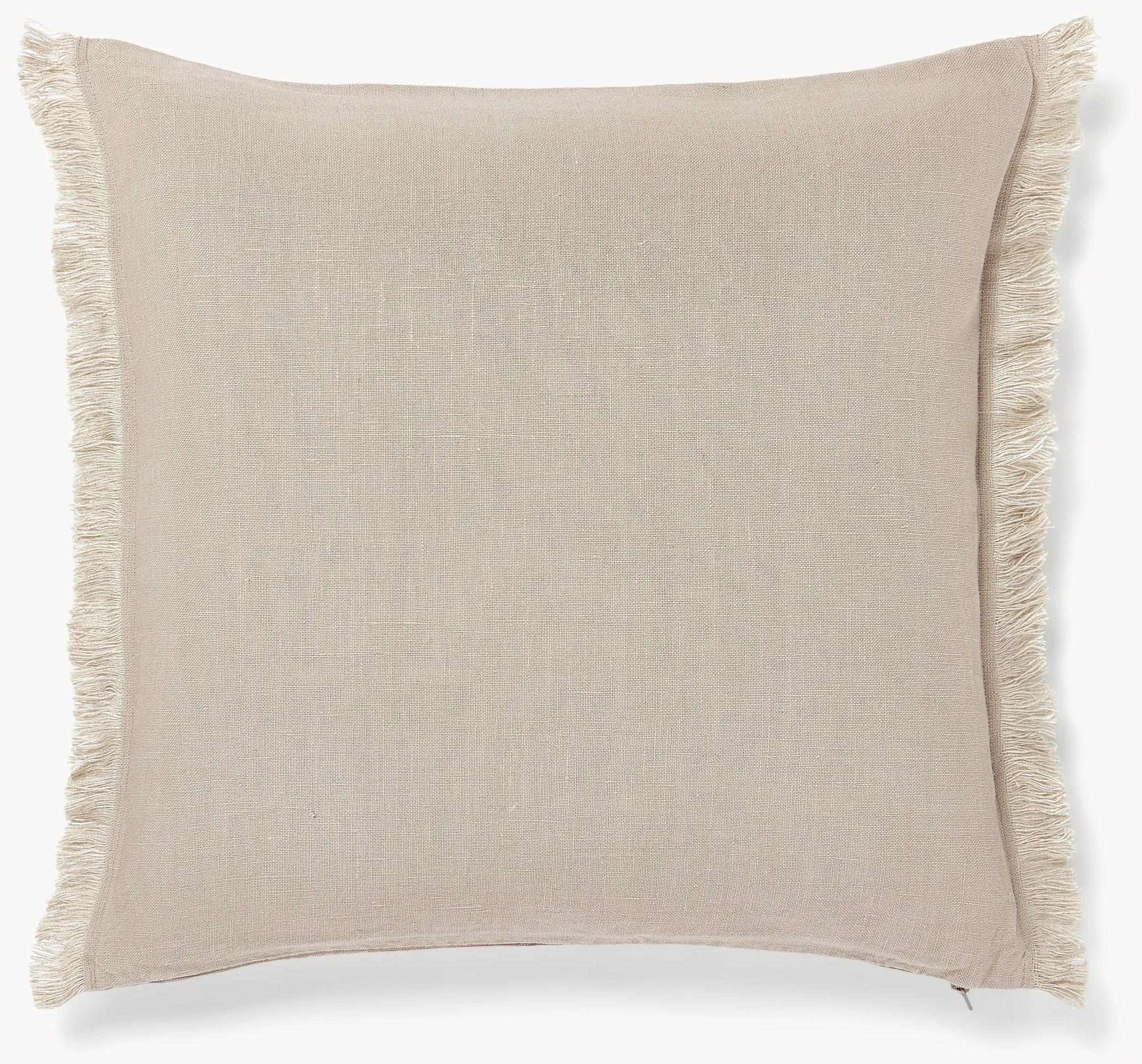 Ľanový poťah na vankúš so strapcami Luana