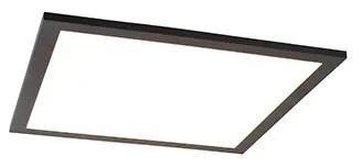 Stropné svietidlo čierne 40 cm vrátane LED s diaľkovým ovládaním - Live