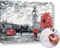 Maľovanie podľa čísel LONDÝNSKE DOJMY – stredná náročnosť