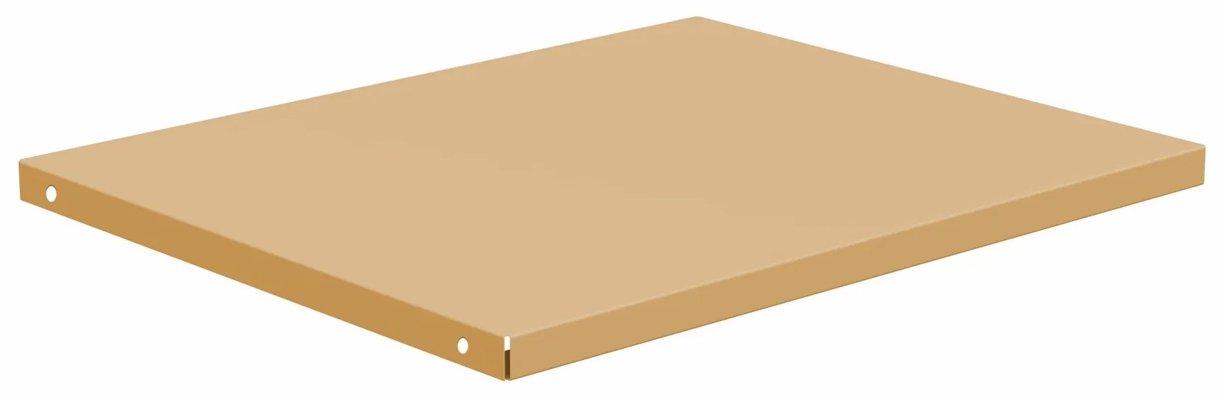 Kovová polica Alex, 448 x 360 x 20 mm, Fresh Style: béžová