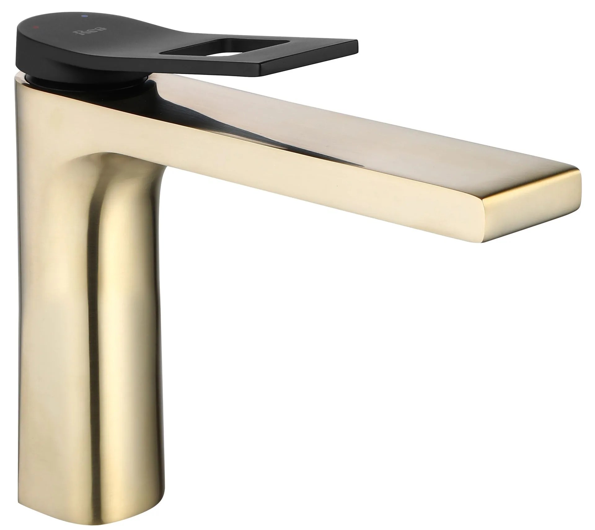 Rea Soul - umývadlová batéria, čierna-zlatá lesklá, REA-B9960