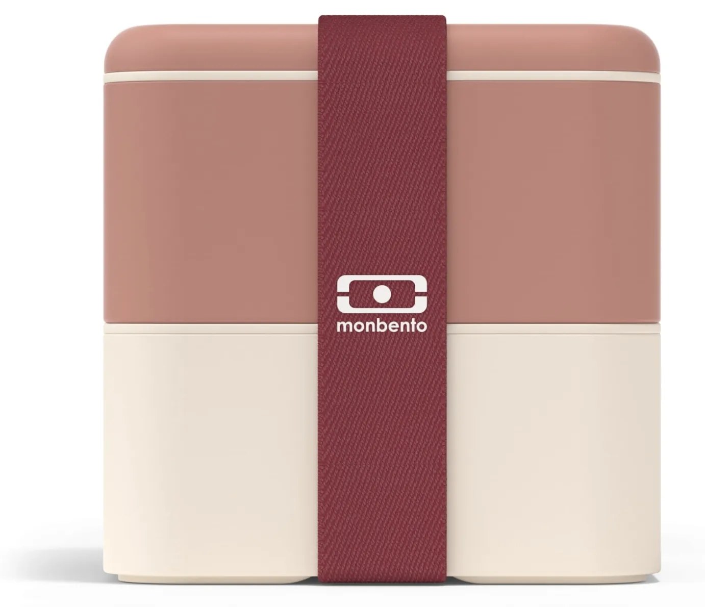 monbento Desiatový box Monbento Square Pink Moka 1,7 l