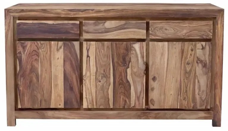 Komoda Tara 140x90x45 indický masív palisander Only stain