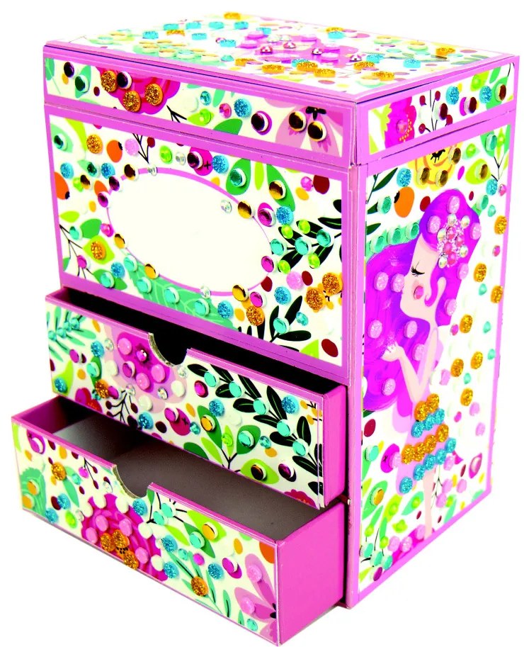 Stick & Fun mozaika - 3D šperkovnica
