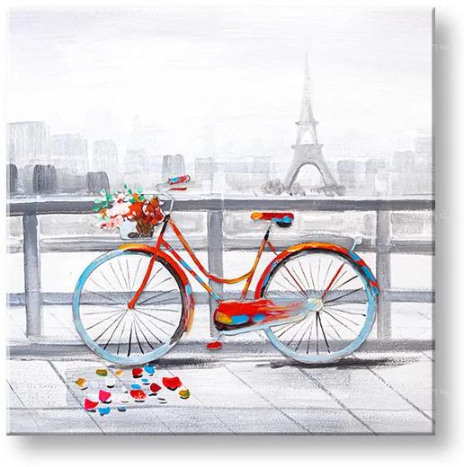 Maľovaný obraz na stenu PARÍŽ 50x50 cm