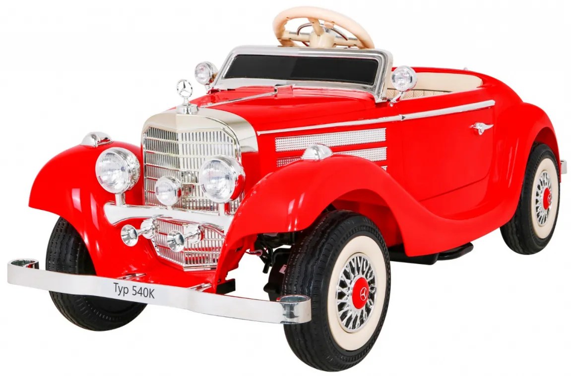 Elektrické autíčko Mercedes Benz Retro Type 540A - červené