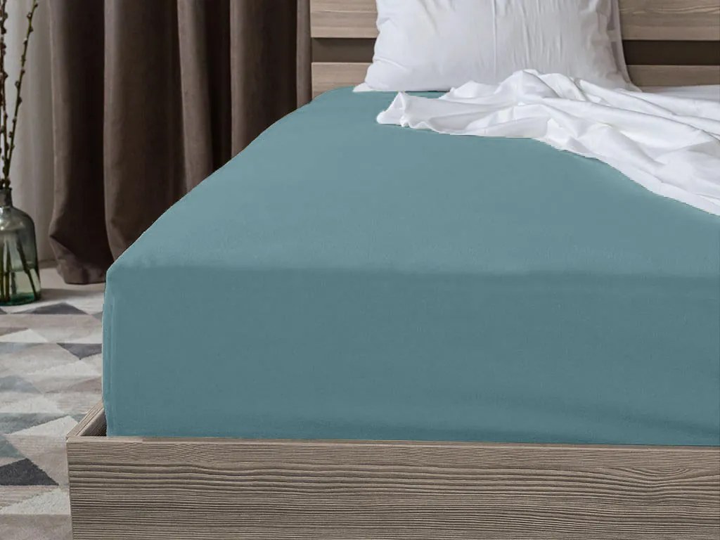 Jersey plachta EXCLUSIVE tyrkysová 180 x 200 cm Gramáž: 190 g/m2