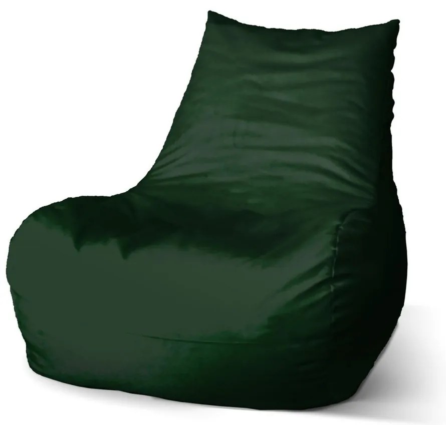 Sedací vak Bean lesná zelená, tmavo zelená