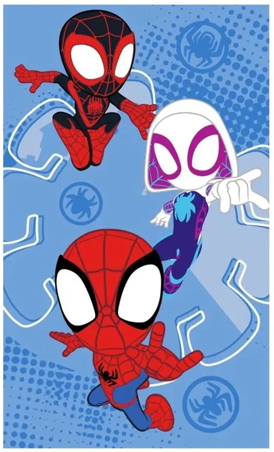 Detský uterák Spidey a jeho úžasní priatelia - 100% bavlna - 30 x 50 cm