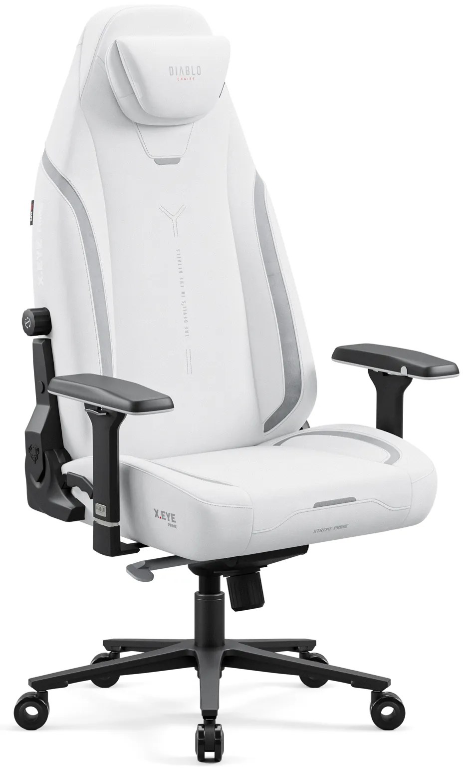 Biela herná stolička Diablo X.Eye Prime Ghosted White