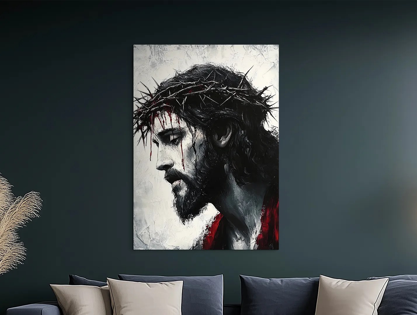 drevko | Obraz na stenu Tŕním korunovaný Ježiš