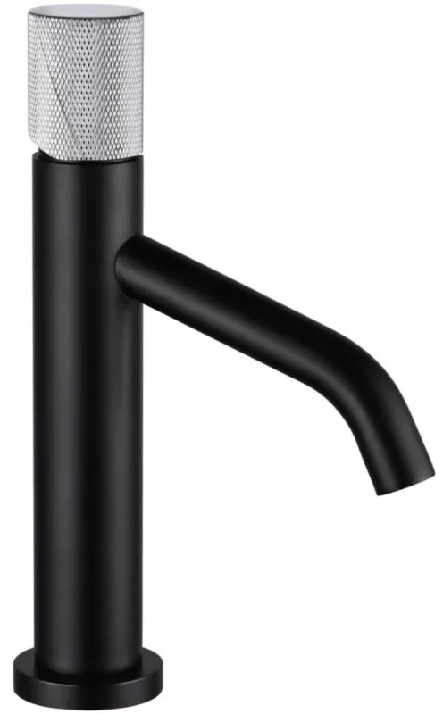 Mexen Rumba One umývadlová batéria, čierna / chrómová, 73501-77