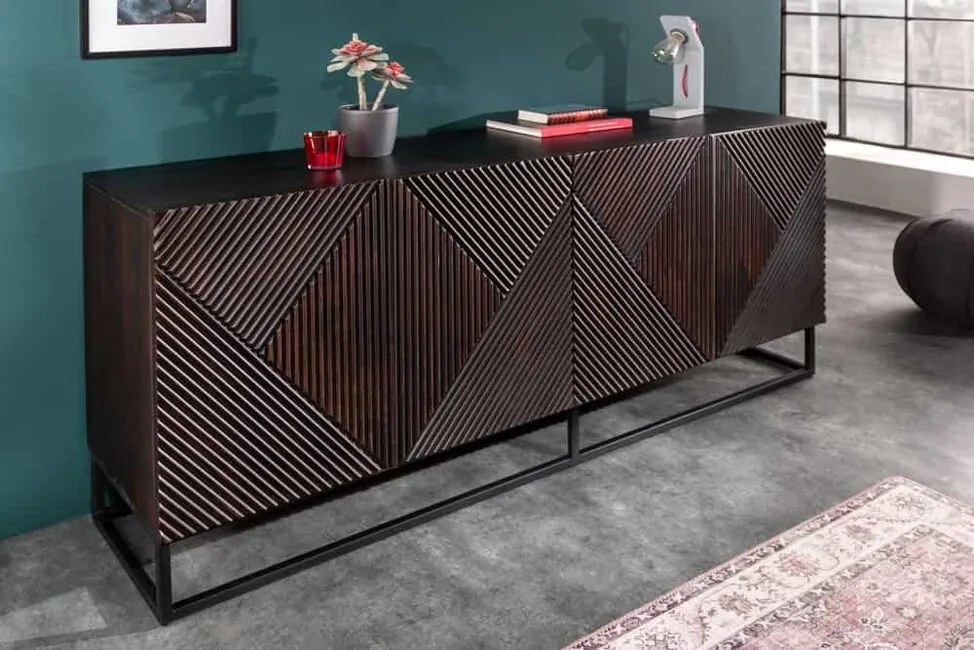 Rozbalená komoda z masívu Creativo Mango 177cm Rozbalená komoda z masívu Creativo Mango 177cm